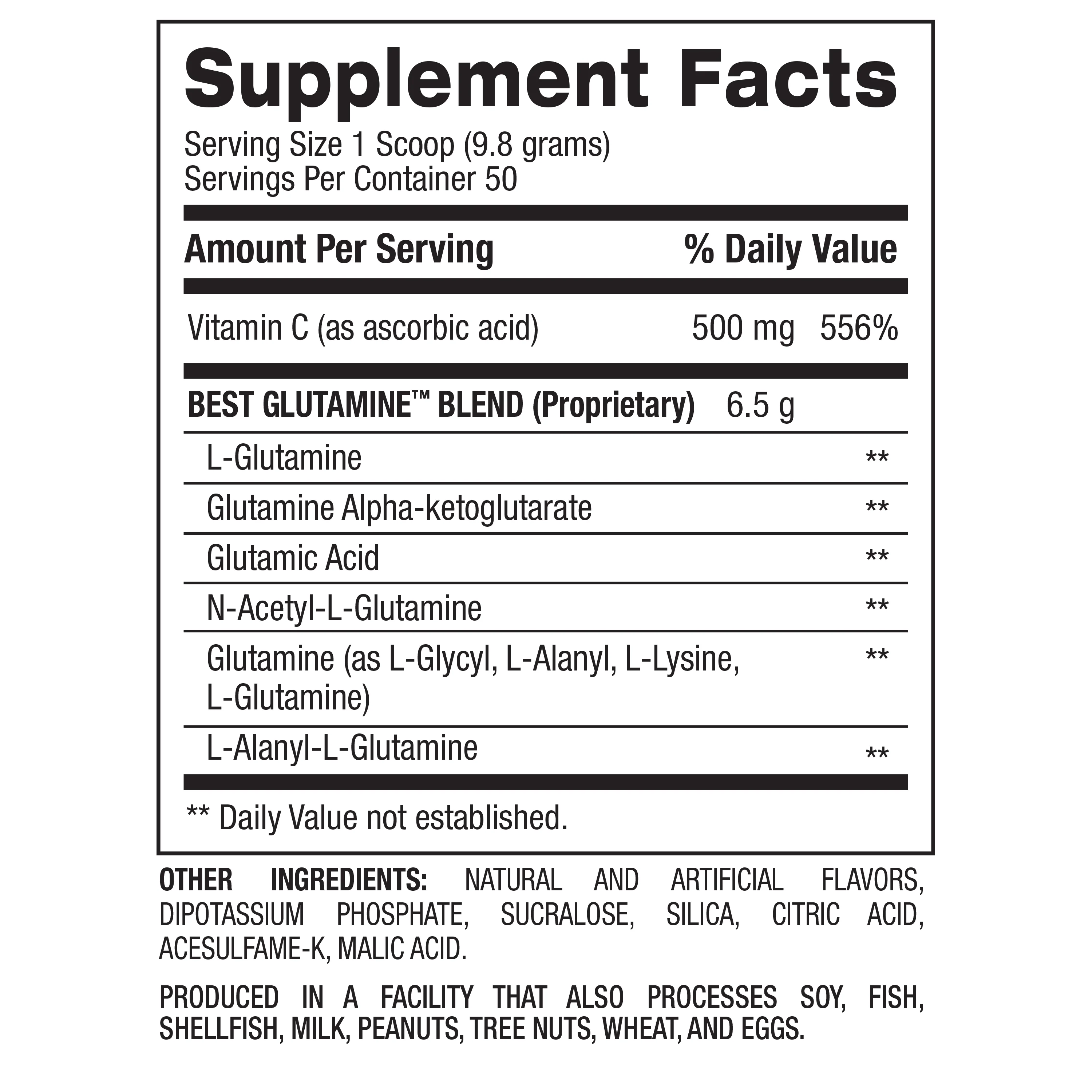 Best Glutamine - 50 Srv - Image 4