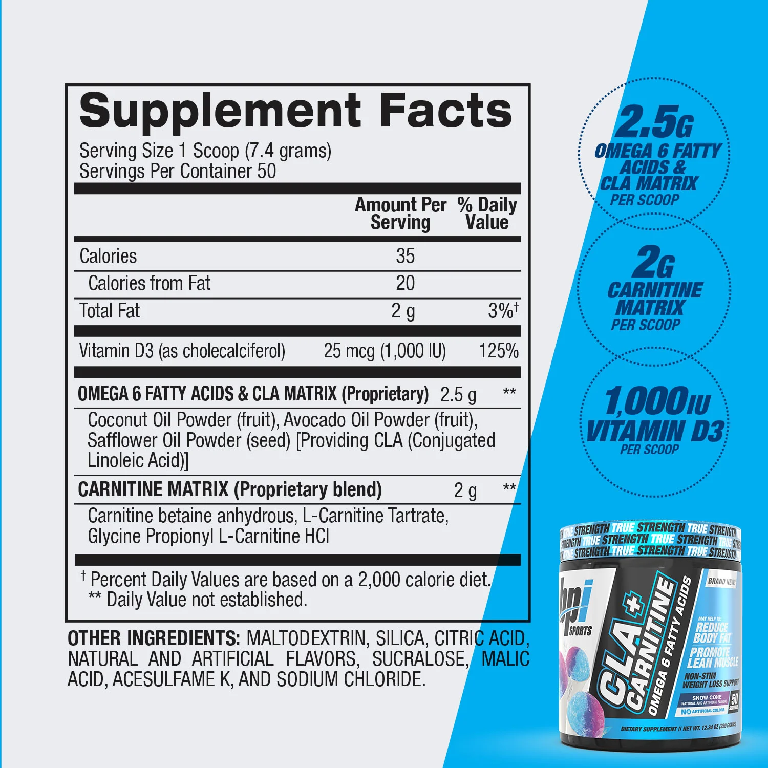 CLA + Carnitine - Non-Stimulant Weight Loss Supplement - Image 5